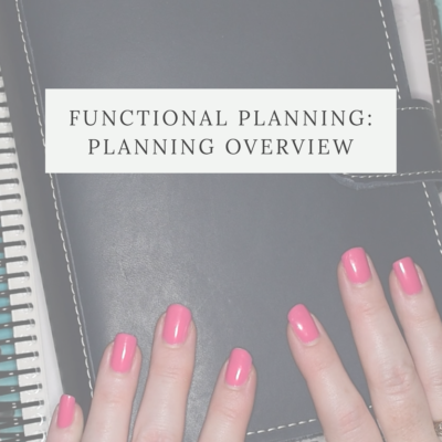 Functional Planning: Planning Overview